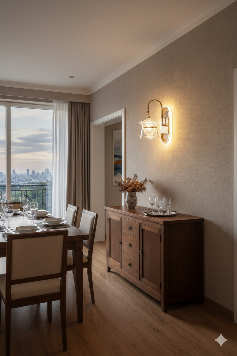 Luxury Crystal Bloom Wall Light