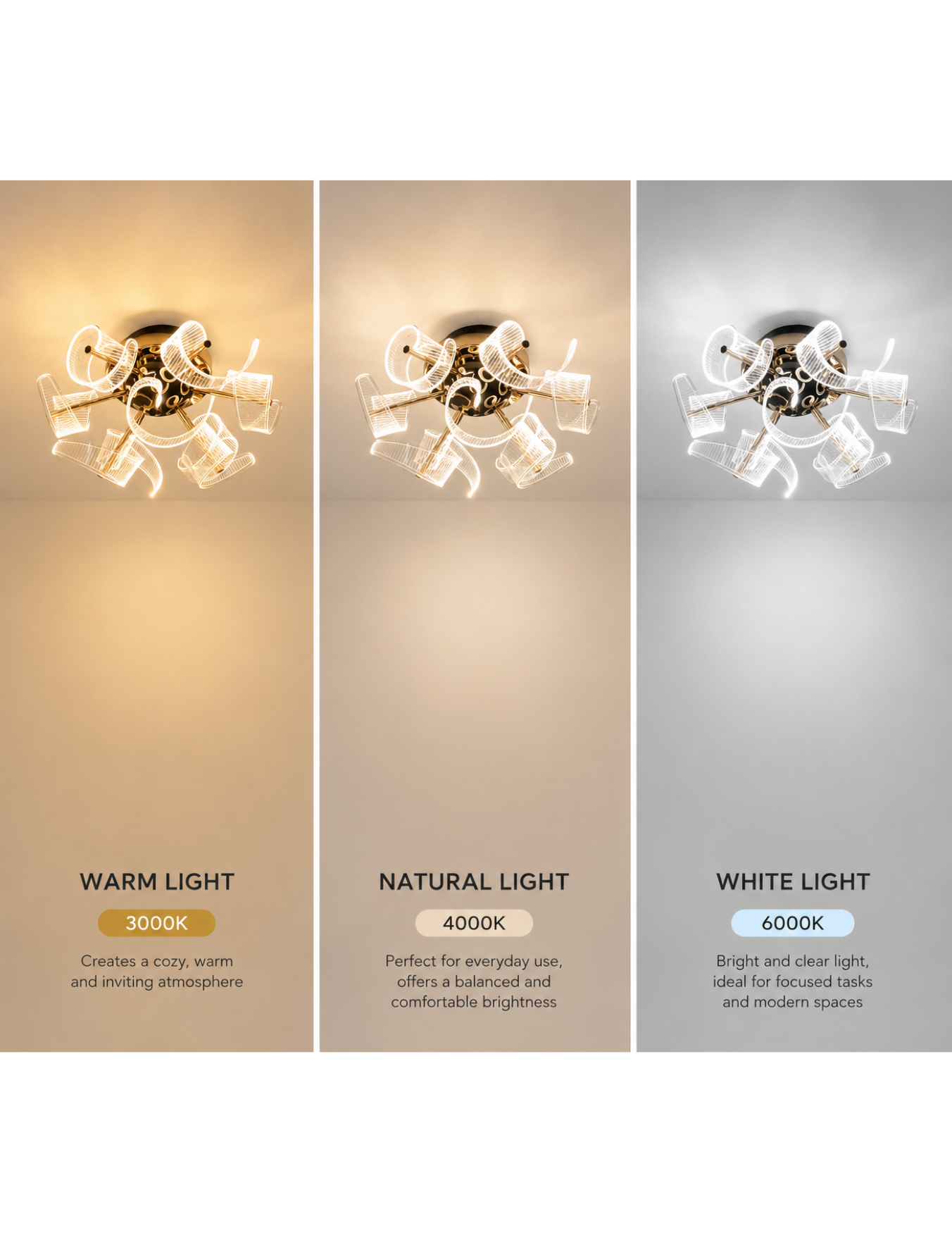 Decorative LED ceiling lamp for hallway bedroom and living room