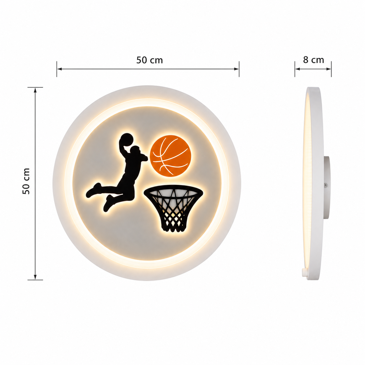 Basketball Kids LED Wall Light
