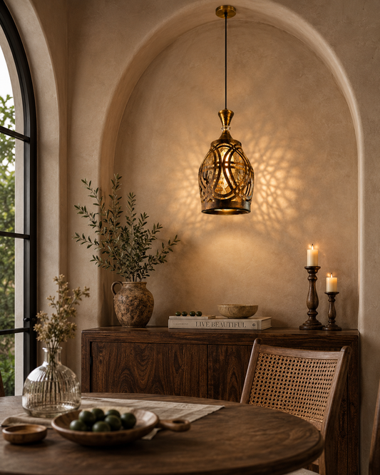 Moroccan Metal Pendant Light